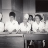 Prezidijs studentu zinātniskajā konferencē. 